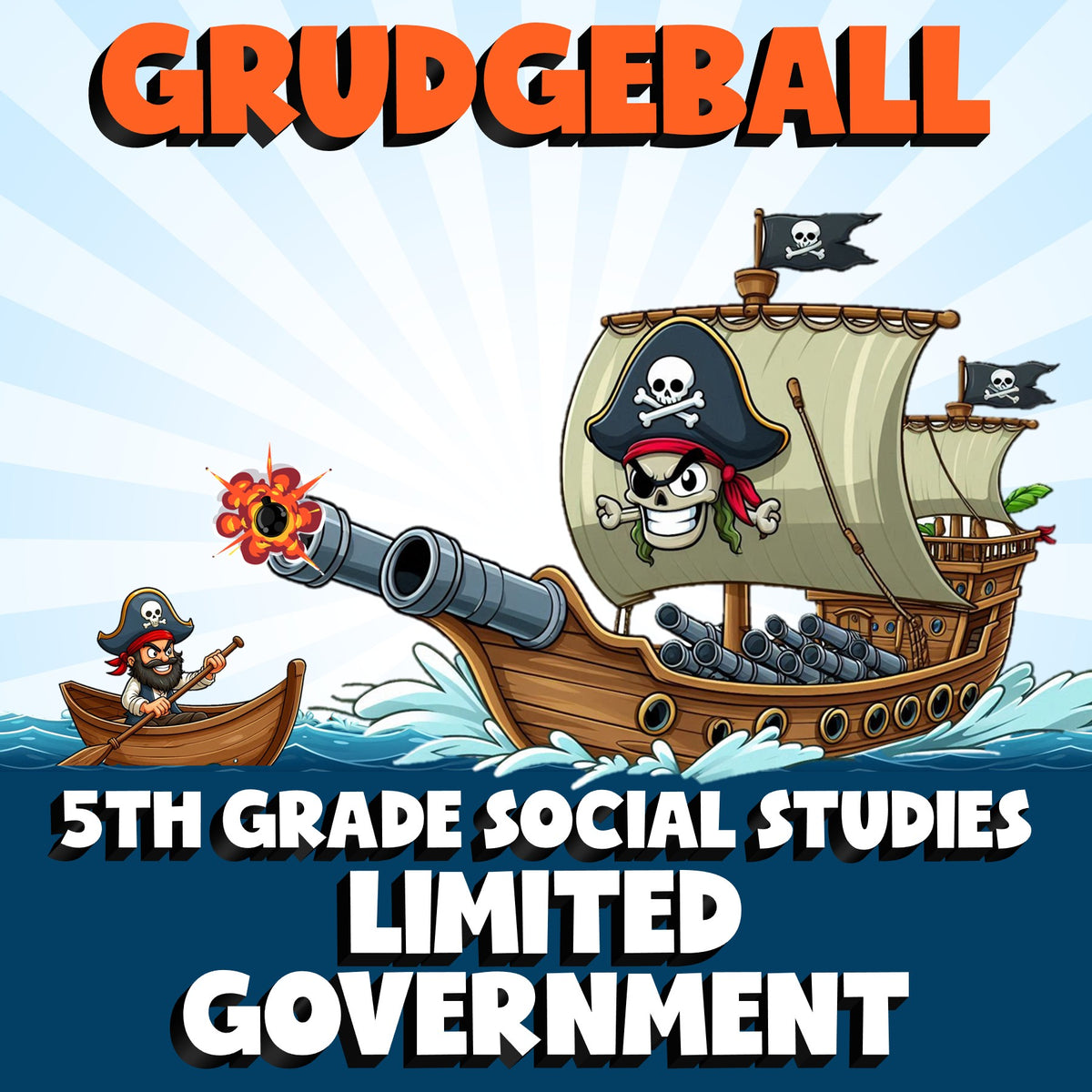 Limited Government GRUDGEBALL Socials Game - No Prep Grade 5 Review Activity