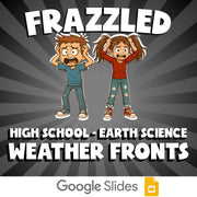 Weather Fronts FRAZZLED Game - No Prep Earth Science Review Activity