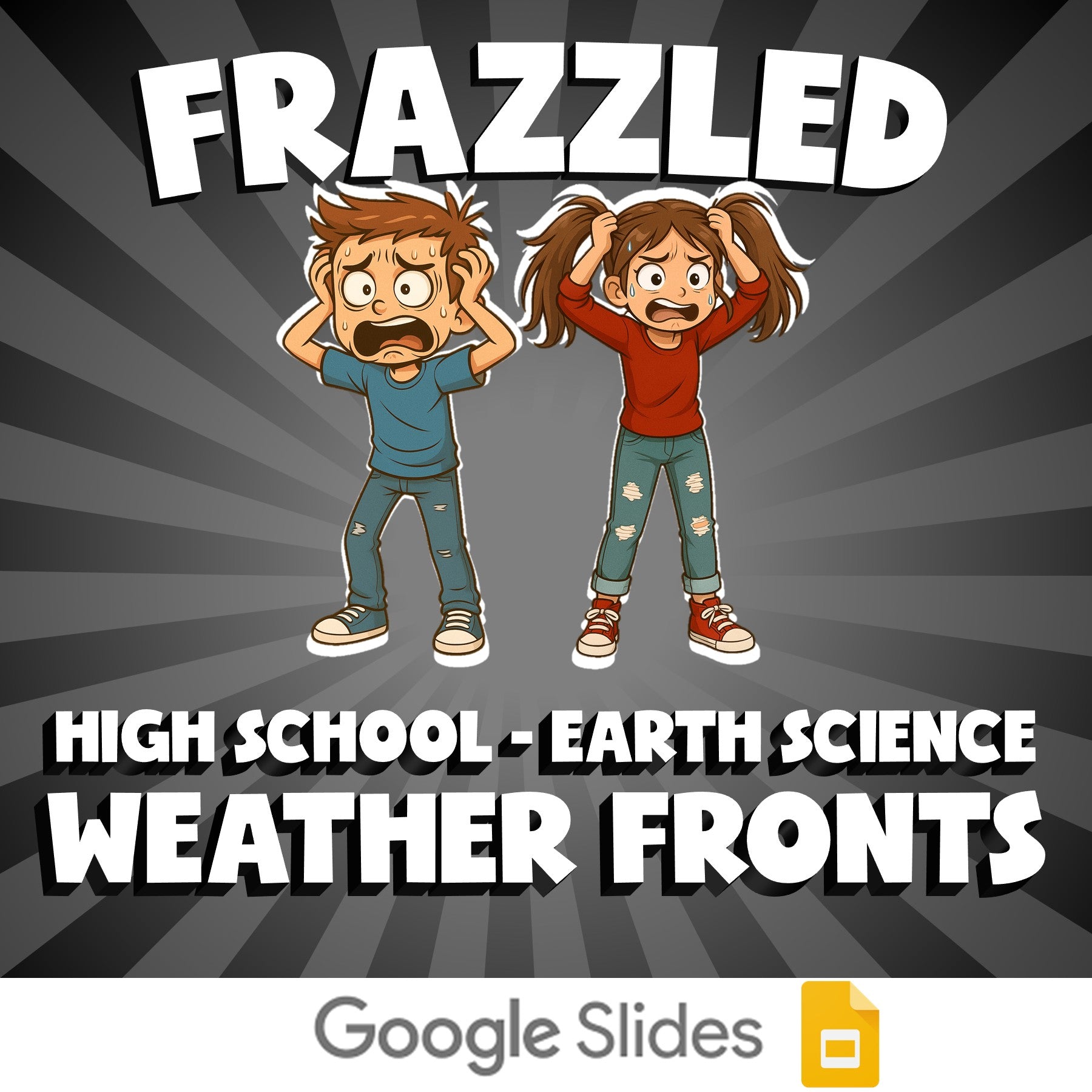 Weather Fronts FRAZZLED Game - No Prep Earth Science Review Activity