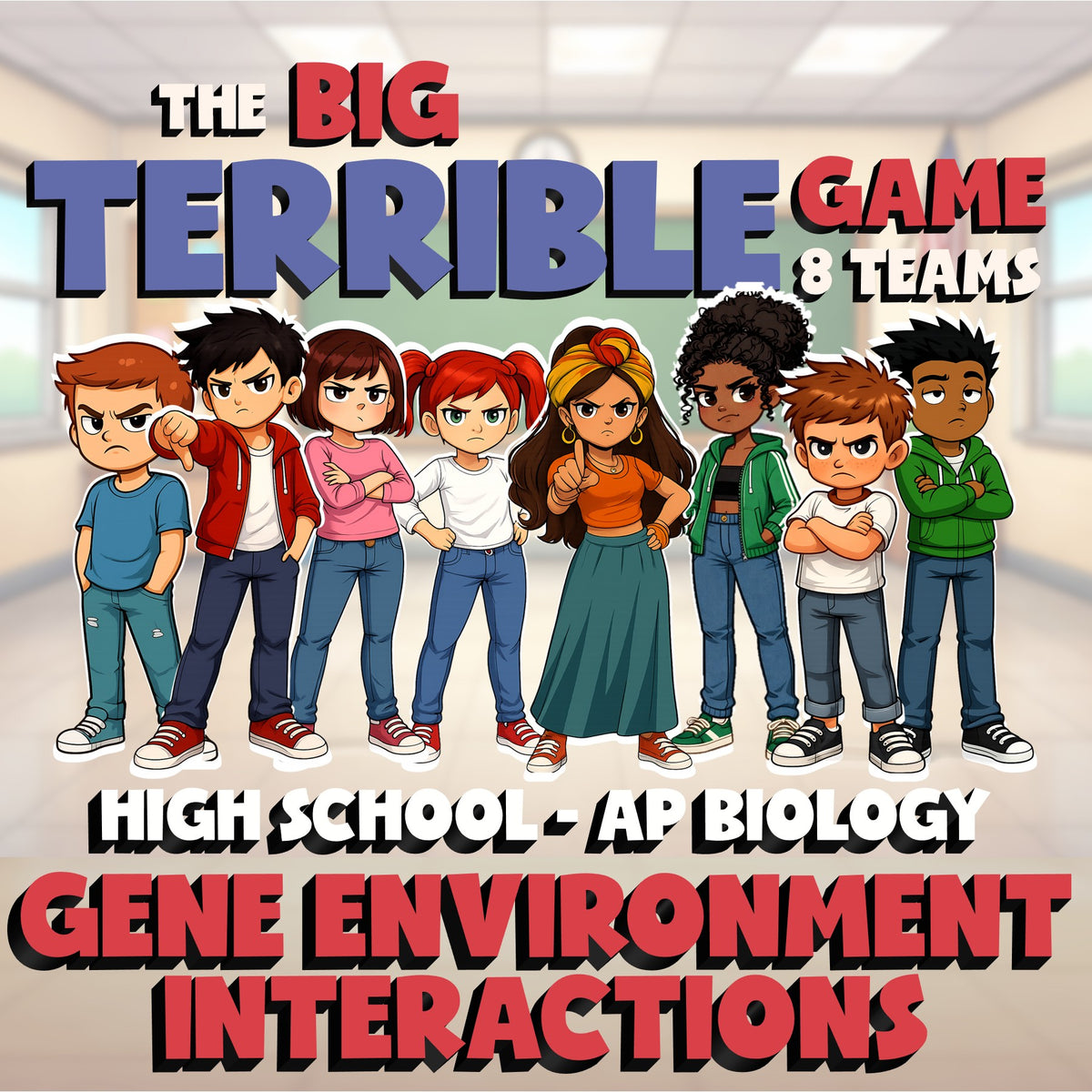 Gene Environment Interactions BIG TERRIBLE GAME - AP Biology Science Review