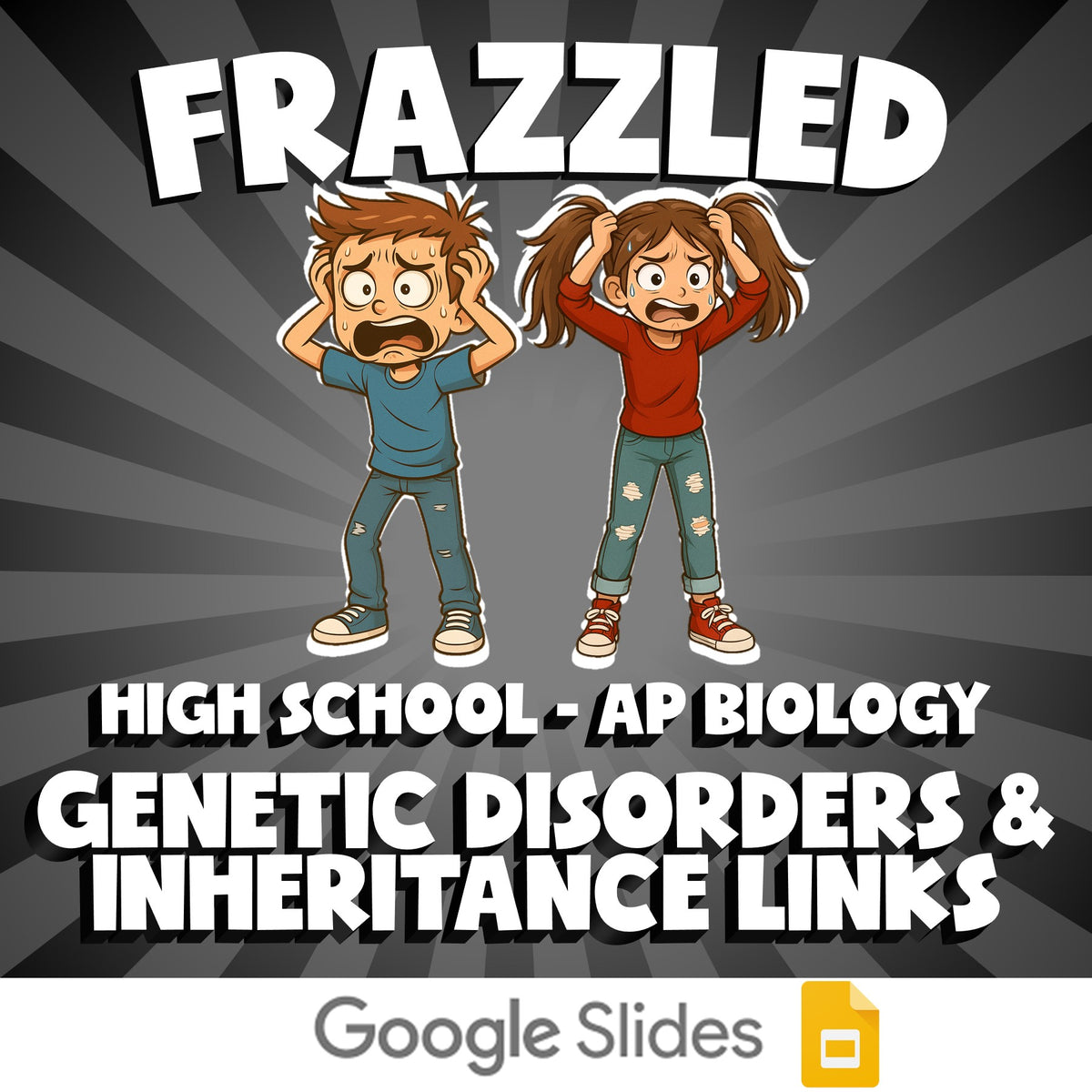 Genetic Disorders & Inheritance Links FRAZZLED Science Game - No Prep AP Biology