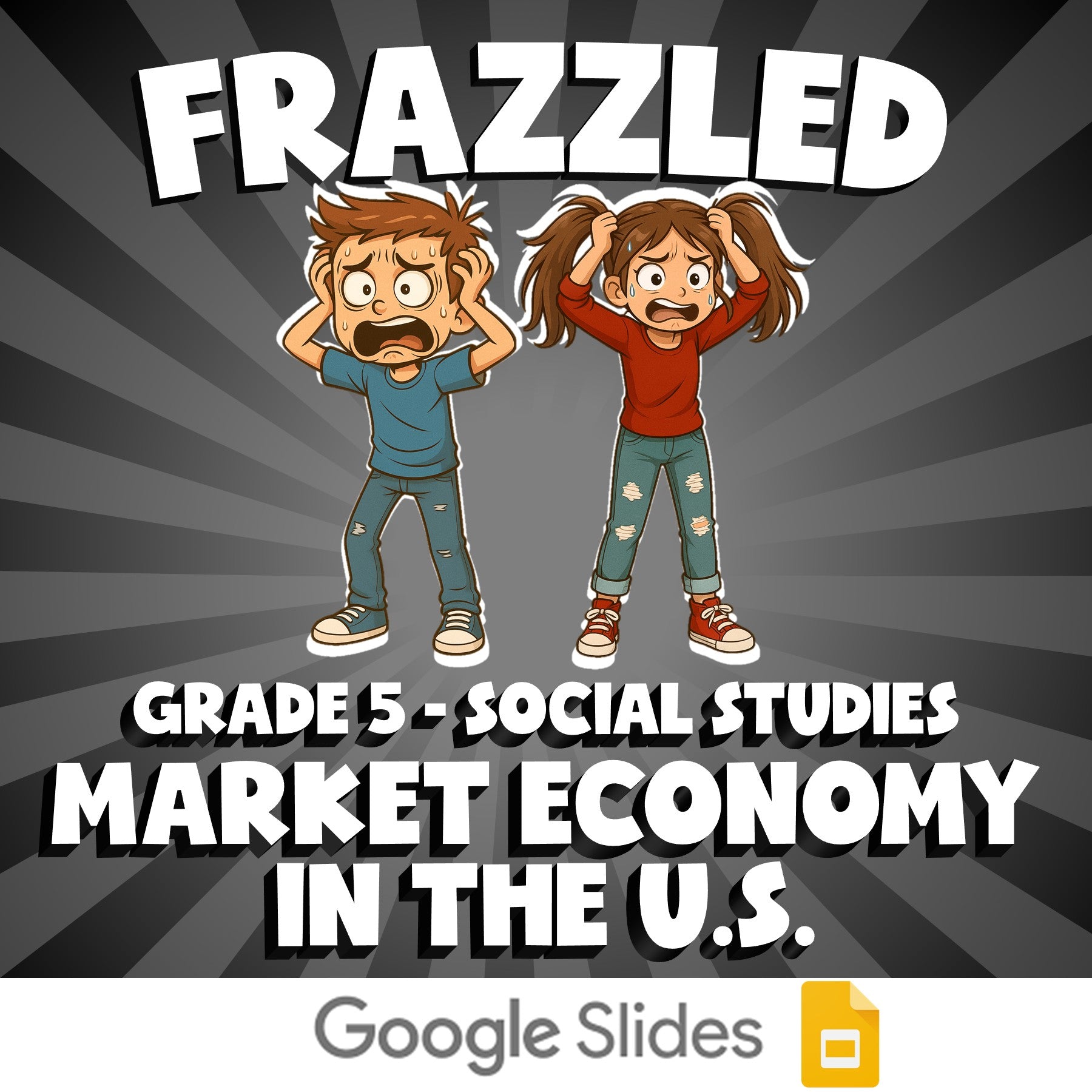Market Economy in the U.S. FRAZZLED Socials Game - No Prep Grade 5 Review