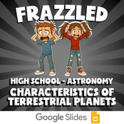 Characteristics of Terrestrial Planets FRAZZLED Science Game - No Prep Astronomy