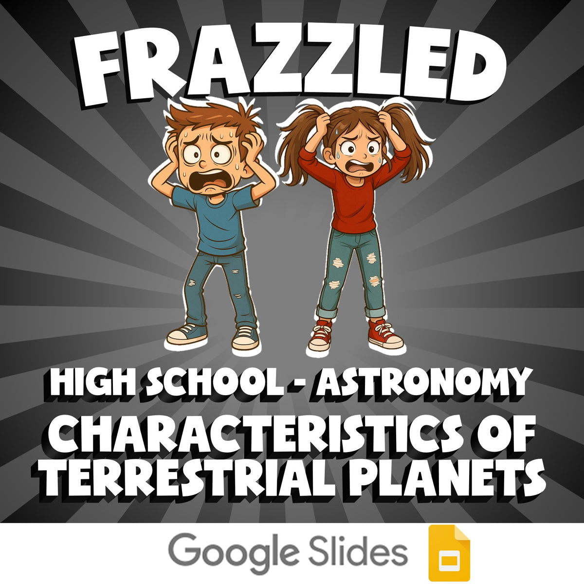 Characteristics of Terrestrial Planets FRAZZLED Science Game - No Prep Astronomy