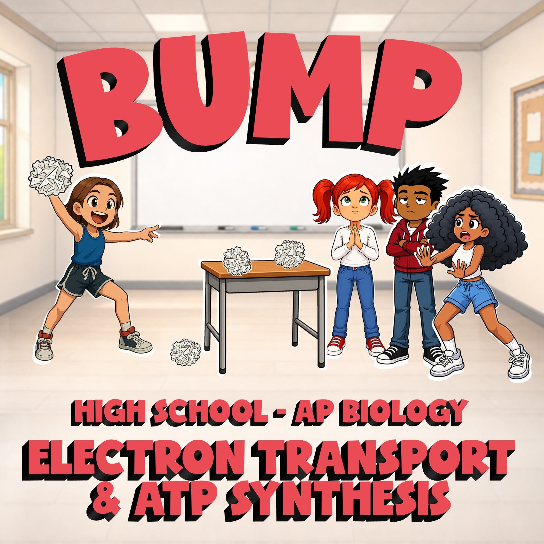 Electron Transport & ATP Synthesis BUMP Science Game - No Prep AP Biology Review