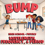 Wavelength, Frequency, & Period BUMP Science Game - No Prep Physics Review