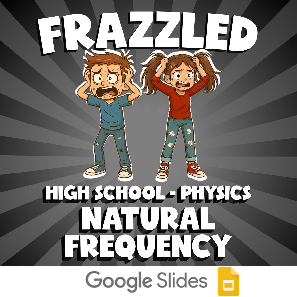 Natural Frequency FRAZZLED Science Game - No Prep Physics Review Activity