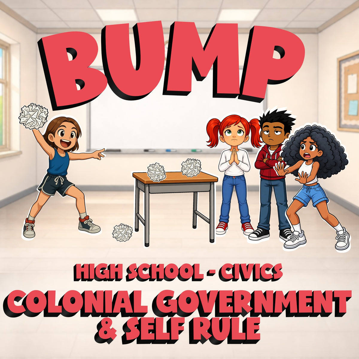 Colonial Government & Self Rule BUMP Civics Game - No Prep Review Activity