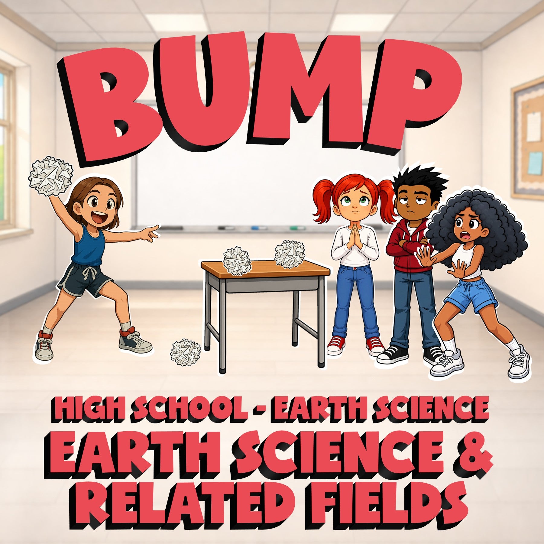 Earth Science & Related Fields BUMP Game - No Prep Earth Science Review Activity