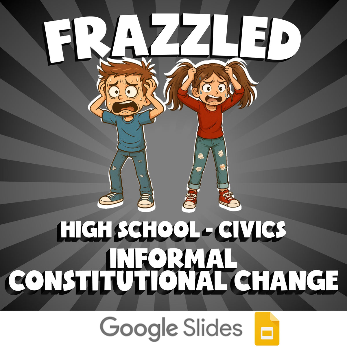 Informal Constitutional Change FRAZZLED Civics Game - No Prep Review Activity