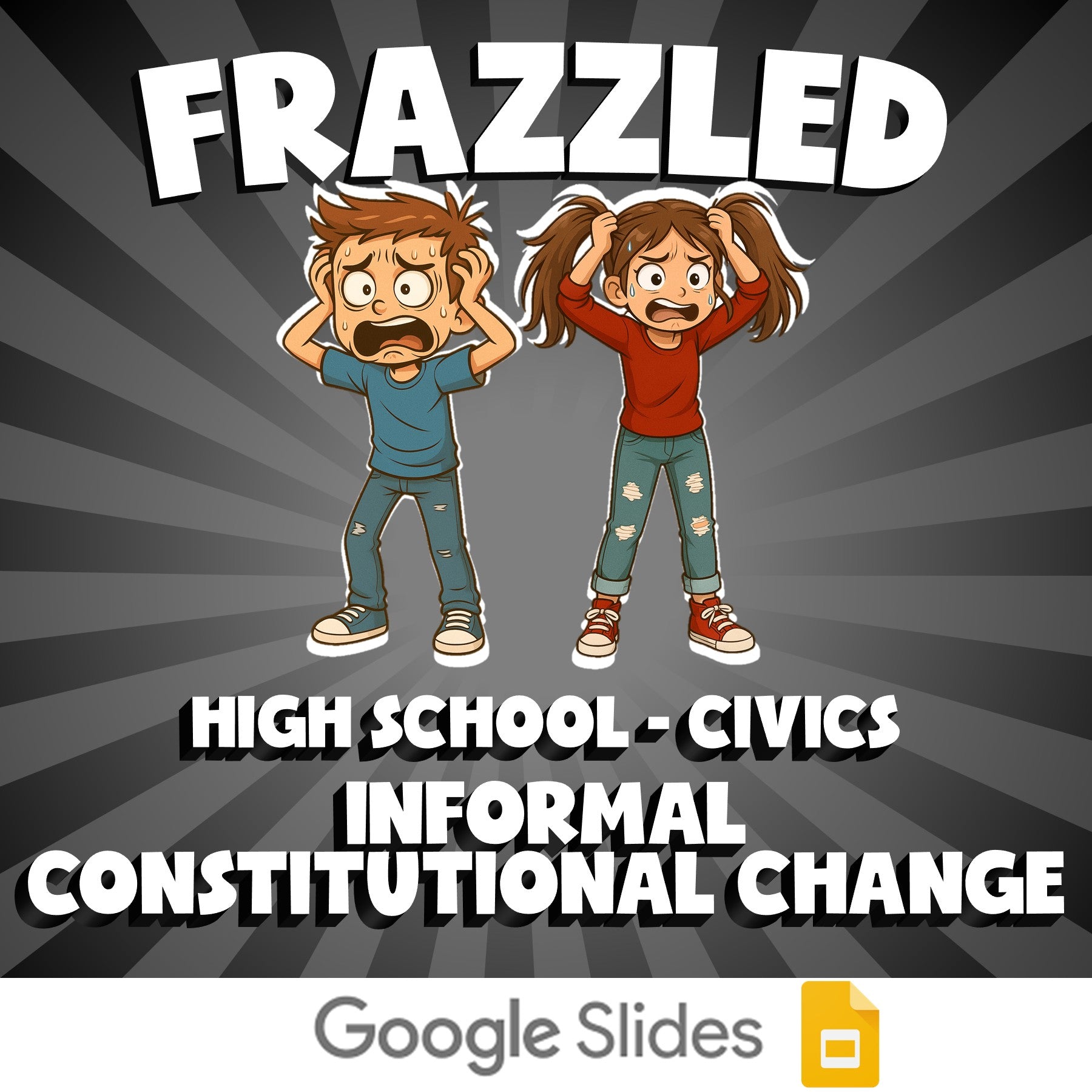 Informal Constitutional Change FRAZZLED Civics Game - No Prep Review Activity