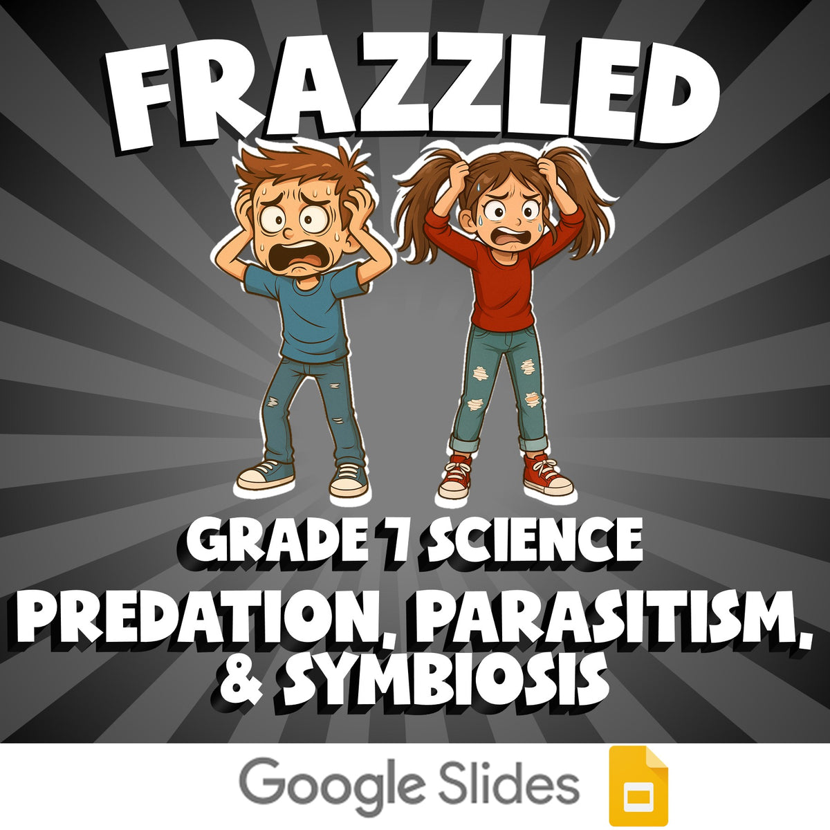 Predation, Parasitism, & Symbiosis FRAZZLED Science Game - No Prep Grade 7