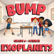 Exoplanets BUMP Science Game - No Prep Grade 6 Review Activity