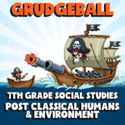 Post Classical Humans & Environment GRUDGEBALL Socials Game - No Prep Grade 7