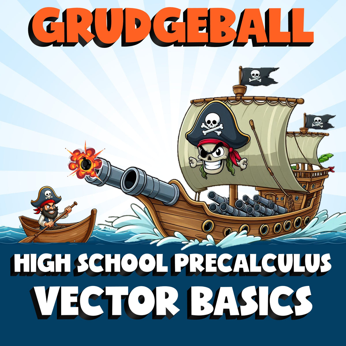 Vector Basics GRUDGEBALL Math Game - No Prep PreCalculus Review Activity