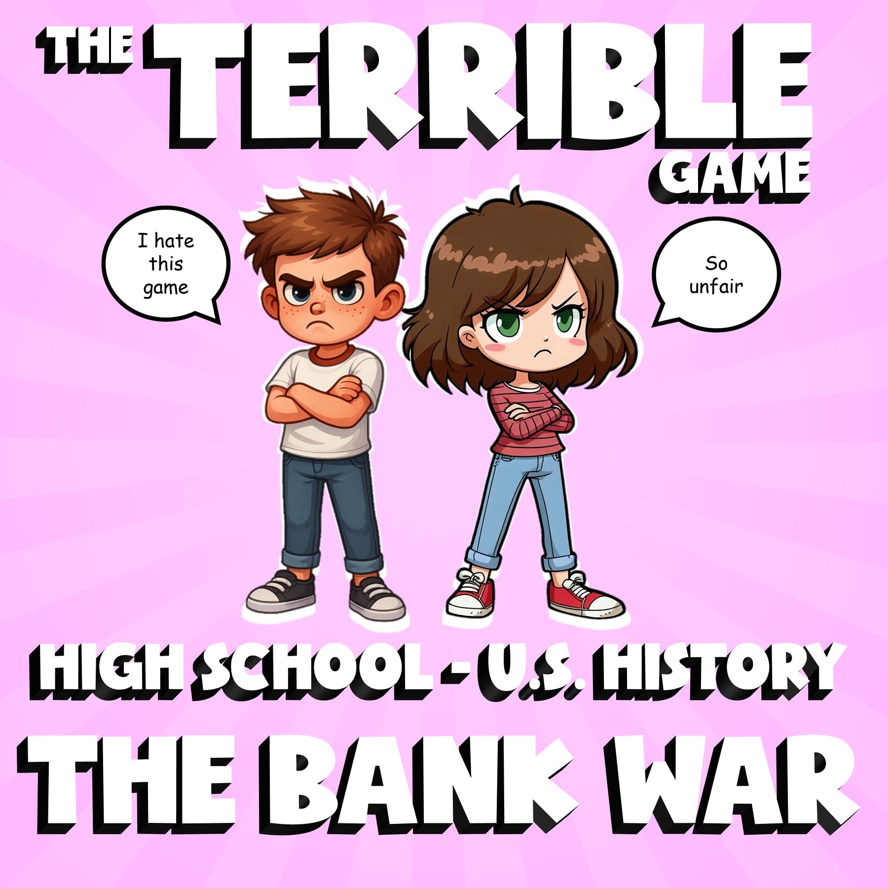 The Bank War THE TERRIBLE GAME - No Prep U.S. History Review Activity