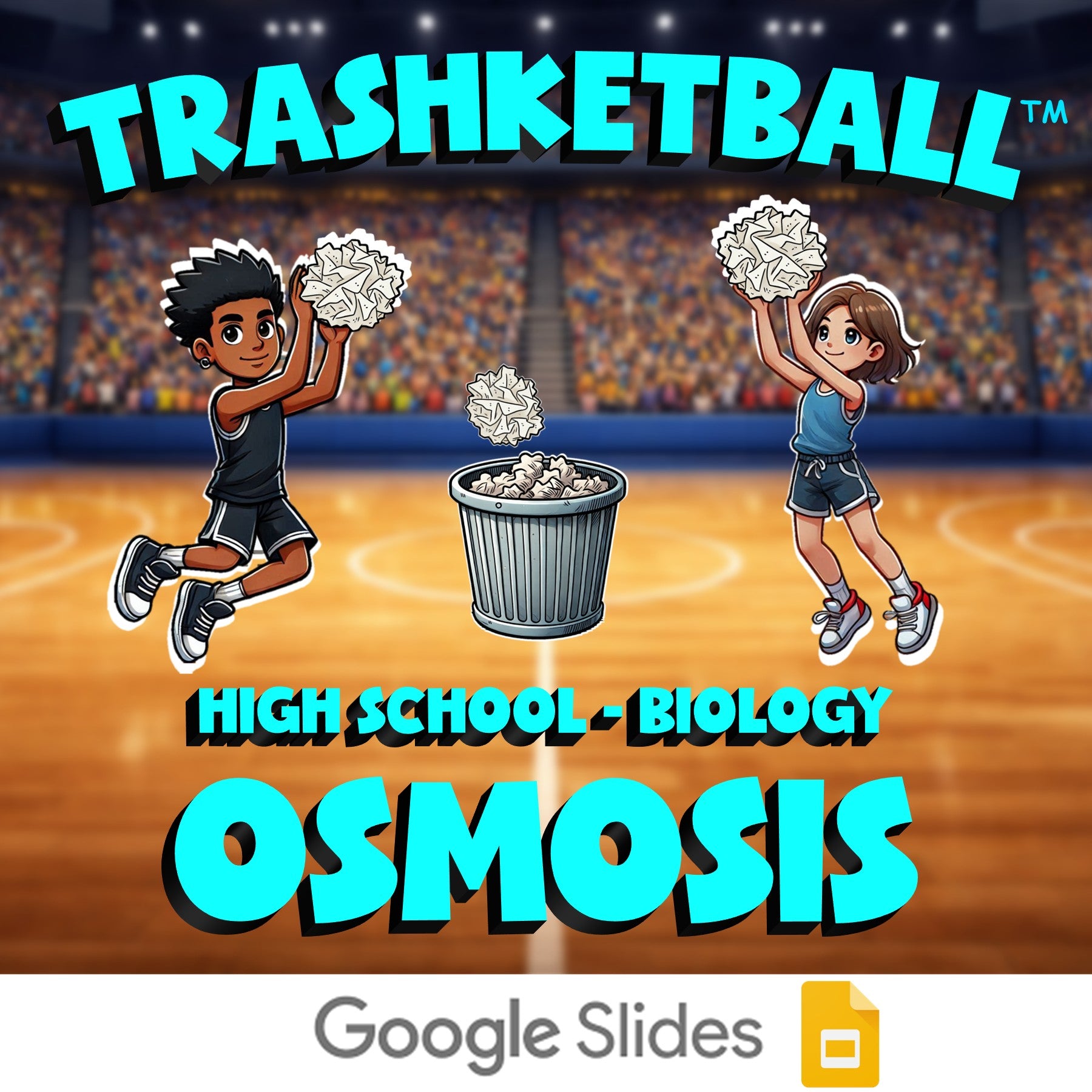 Osmosis TRASHKETBALL Science Game - No Prep Biology Review Activity