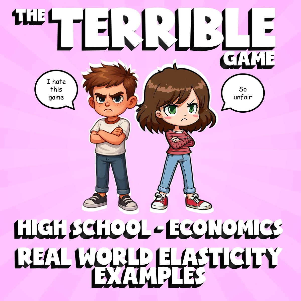 Real World Elasticity Examples THE TERRIBLE GAME - No Prep Economics Review