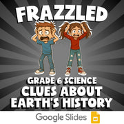 Clues About Earth's History FRAZZLED Science Game - No Prep Grade 6 Review