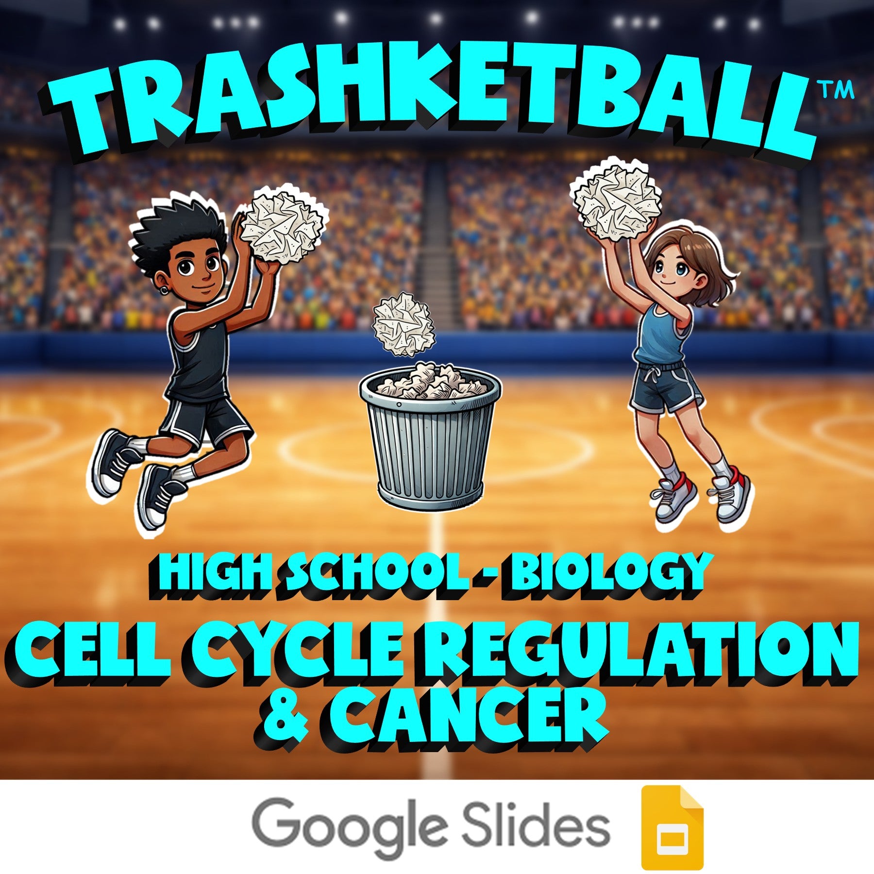 Cell Cycle Regulation & Cancer TRASHKETBALL Science Game - No Prep Biology