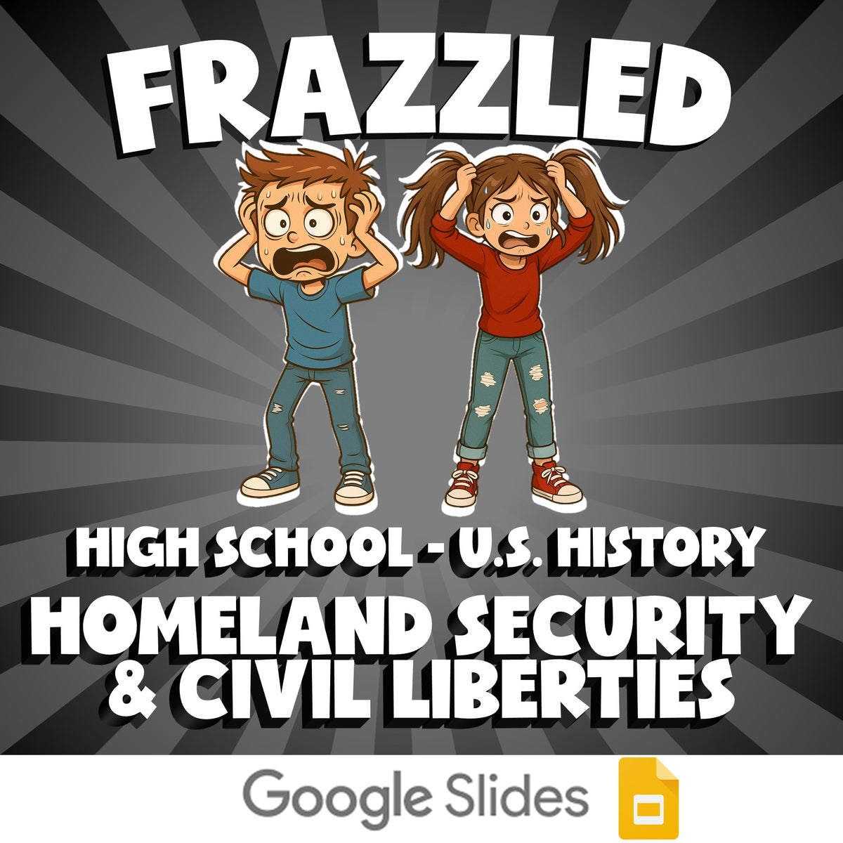 Homeland Security & Civil Liberties FRAZZLED U.S. History Game - No Prep Review