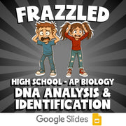 DNA Analysis & Identification FRAZZLED Science Game - No Prep AP Biology Review