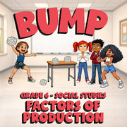 Factors of Production BUMP Socials Game - No Prep Grade 6 Review Activity