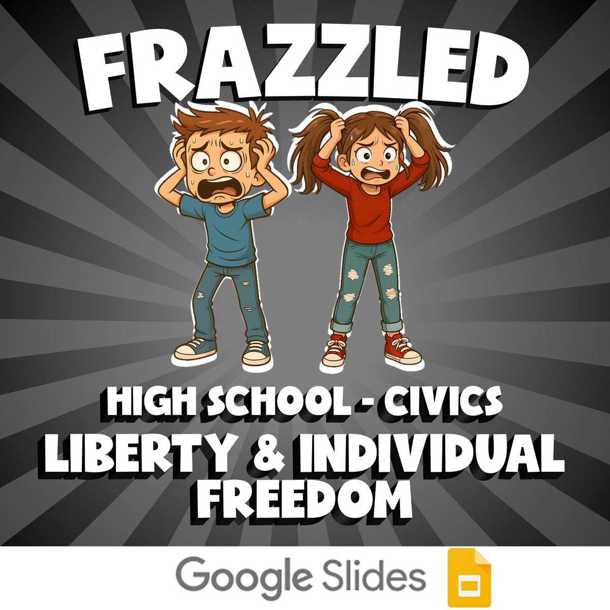 Liberty & Individual Freedom FRAZZLED Civics Game - No Prep Review Activity