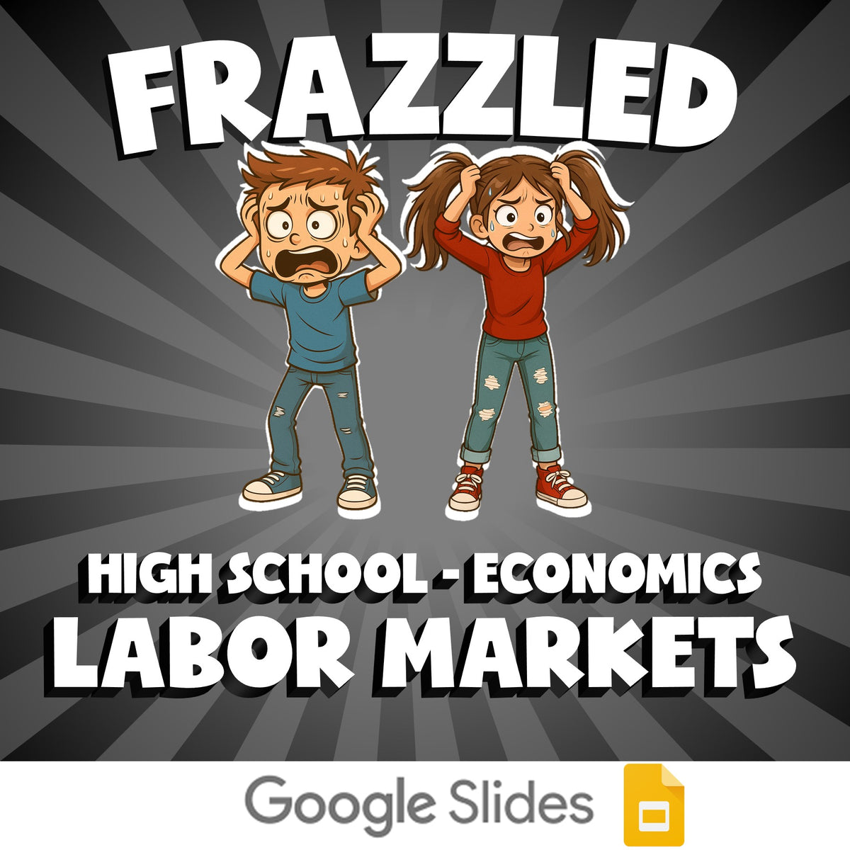 Labor Markets FRAZZLED Economics Game - No Prep Review Activity