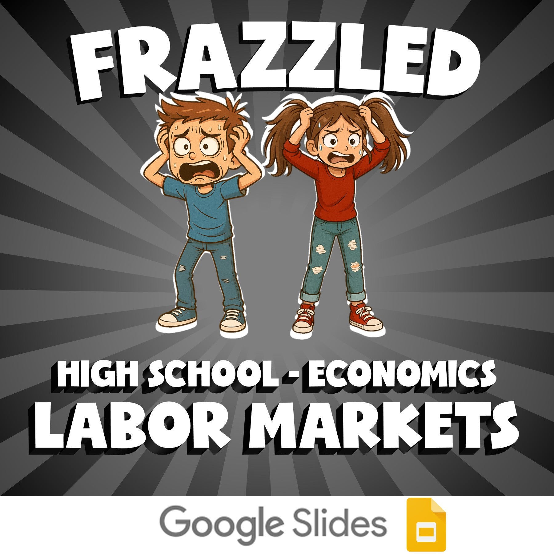 Labor Markets FRAZZLED Economics Game - No Prep Review Activity