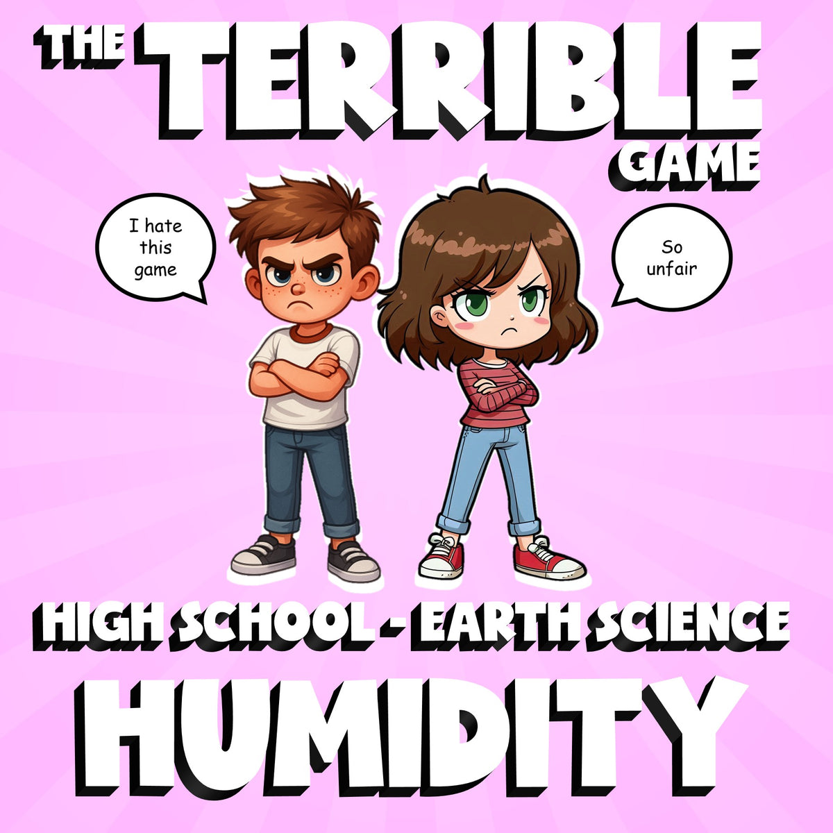 Humidity THE TERRIBLE GAME - No Prep Earth Science Review Activity