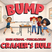 Cramer's Rule BUMP Math Game - No Prep PreCalculus Review Activity