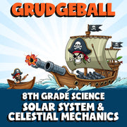 Solar System & Celestial Mechanics GRUDGEBALL Science Game - No Prep Grade 8