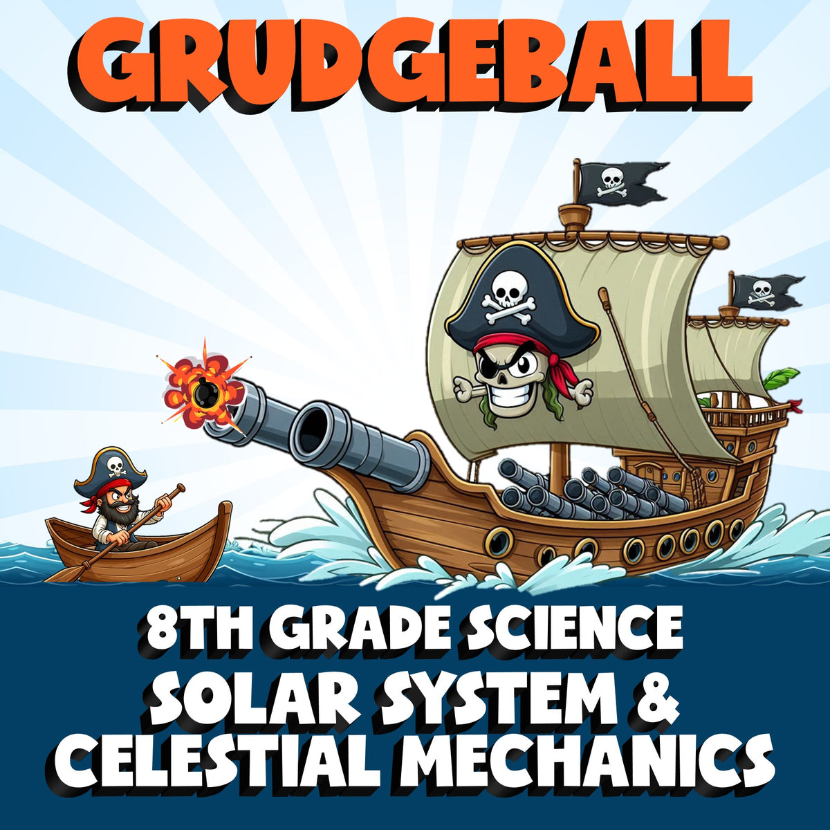 Solar System & Celestial Mechanics GRUDGEBALL Science Game - No Prep Grade 8