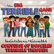 Converse of Isosceles Triangle Theorem BIG TERRIBLE GAME - Geometry Math Review