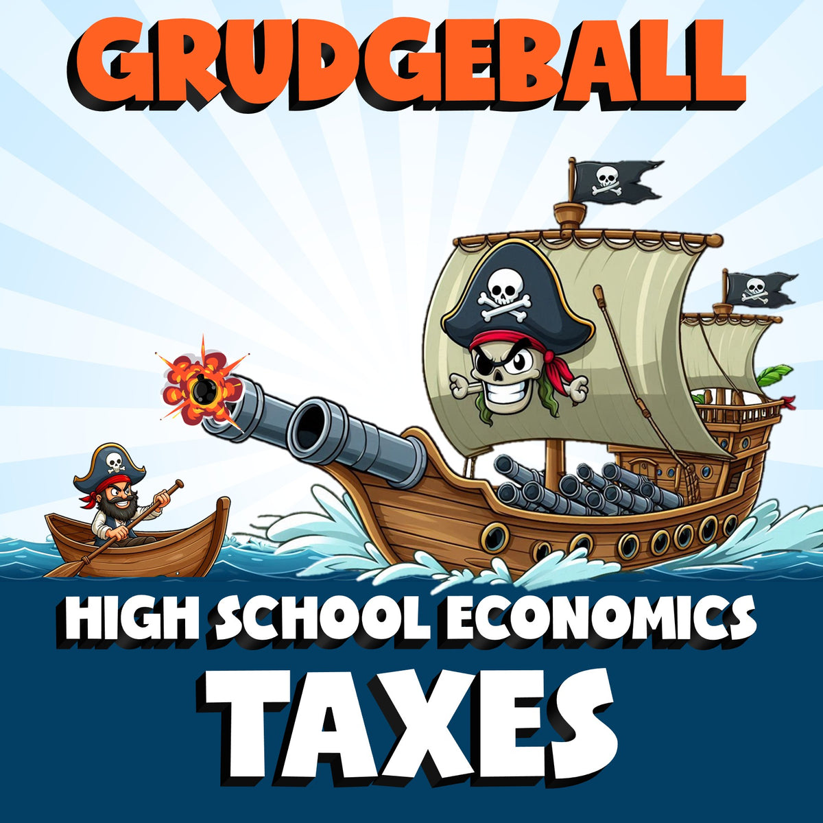 Taxes GRUDGEBALL Economics Game - No Prep Review Activity