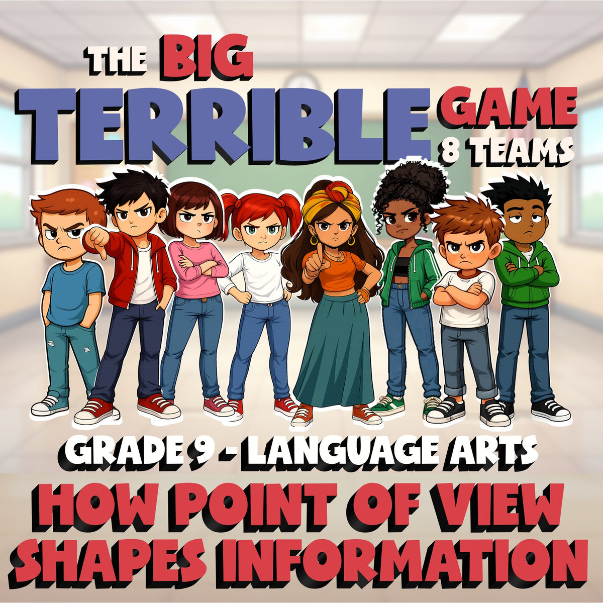 How Point of View Shapes Information BIG TERRIBLE GAME - Grade 9 ELA Review