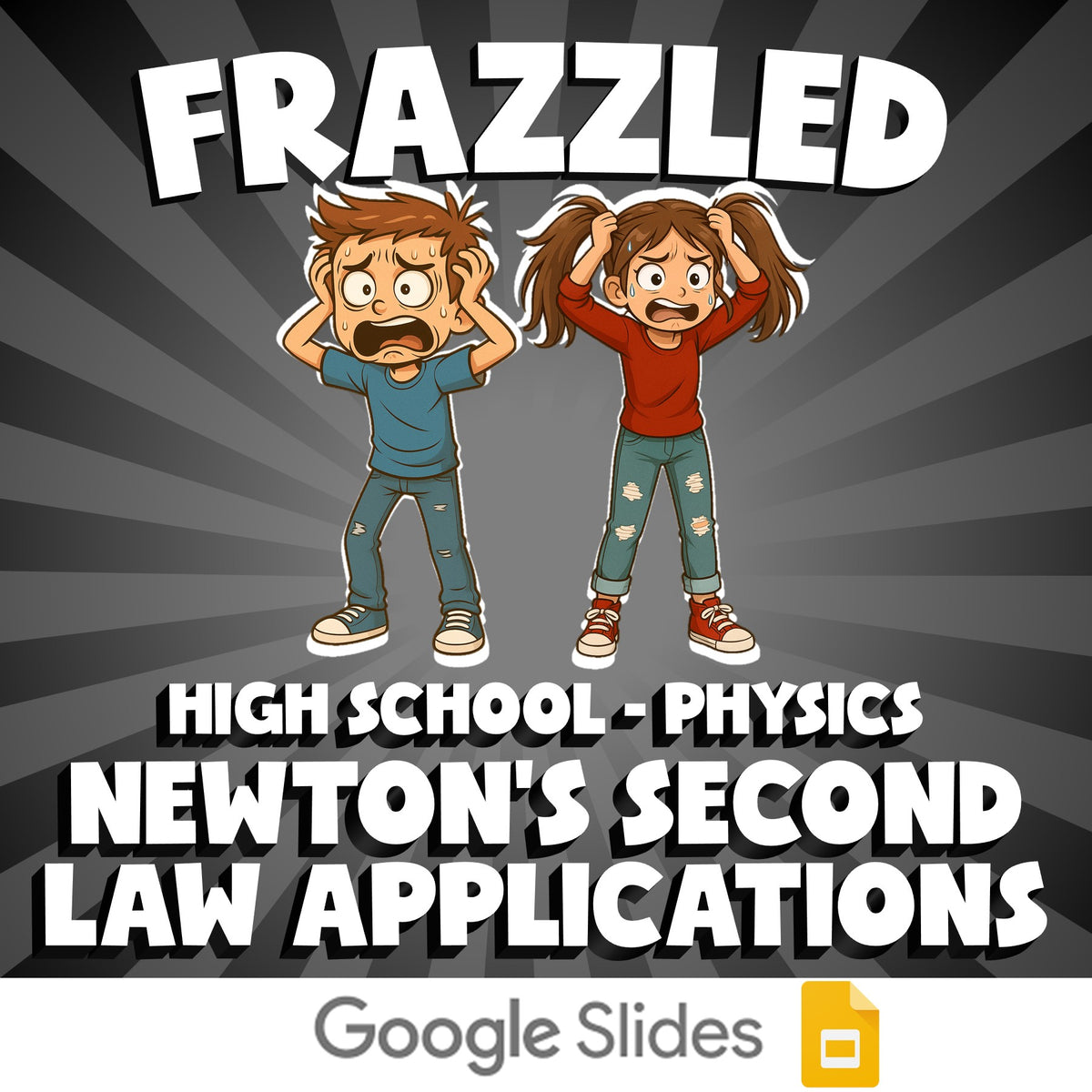 Newton’s Second Law Applications FRAZZLED Science Game - No Prep Physics Review