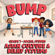 Asian Culture & Belief Systems BUMP Socials Game - No Prep Grade 7 Review