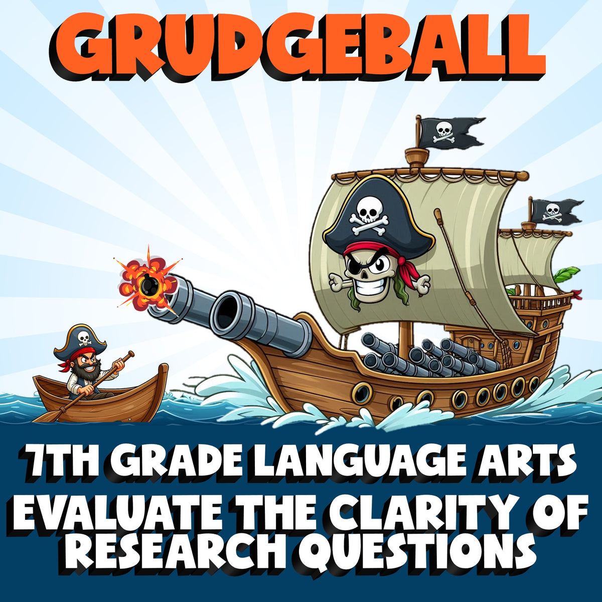 Evaluate the Clarity of Research Questions GRUDGEBALL ELA Game - No Prep Grade 7