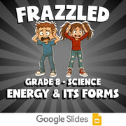 Energy & Its Forms FRAZZLED Science Game - No Prep Grade 8 Review Activity
