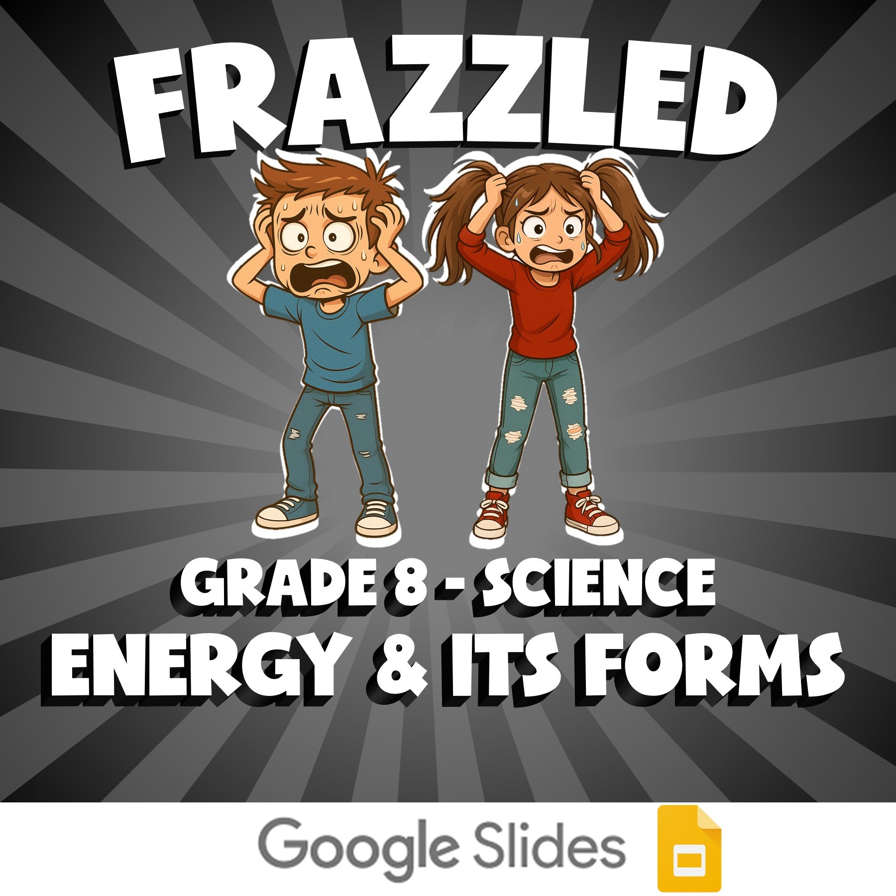 Energy & Its Forms FRAZZLED Science Game - No Prep Grade 8 Review Activity