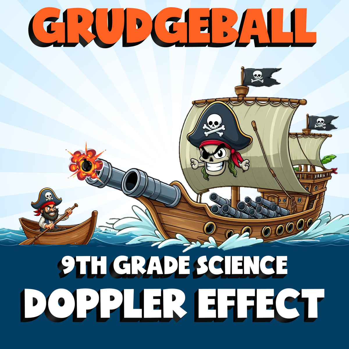 Doppler Effect GRUDGEBALL Science Game - No Prep Grade 9 Review Activity