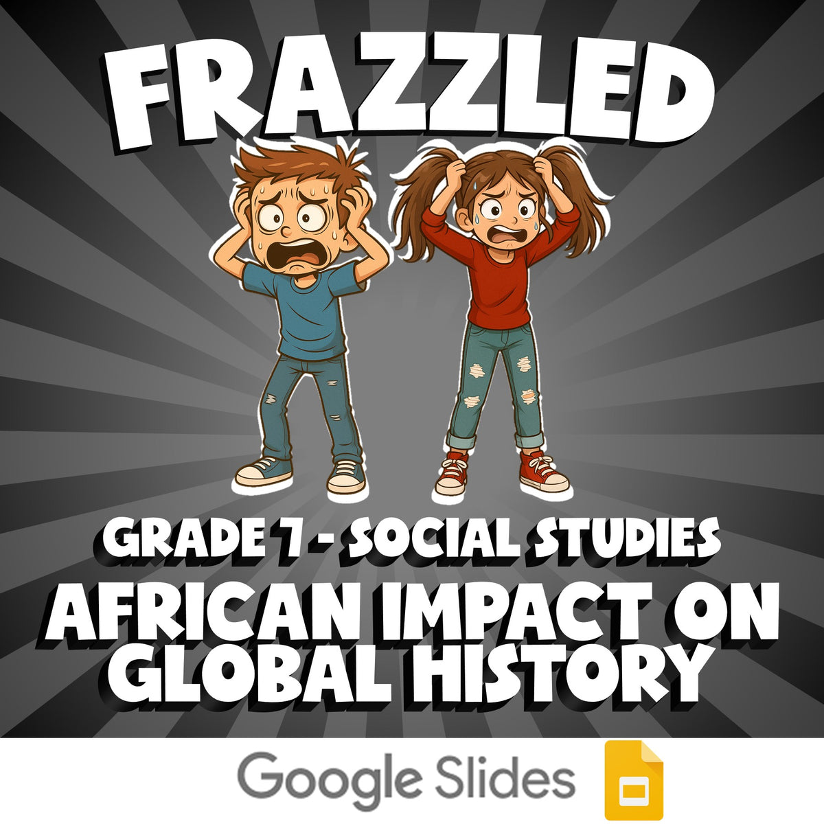 African Impact on Global History FRAZZLED Socials Game - No Prep Grade 7 Review