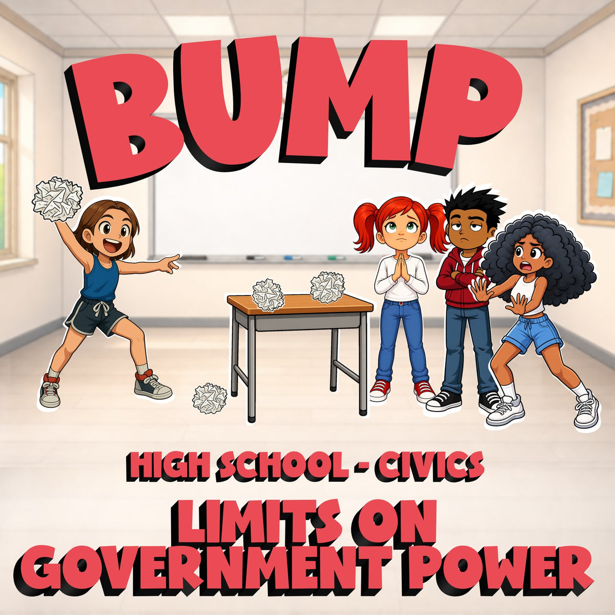 Limits on Government Power BUMP Civics Game - No Prep Review Activity