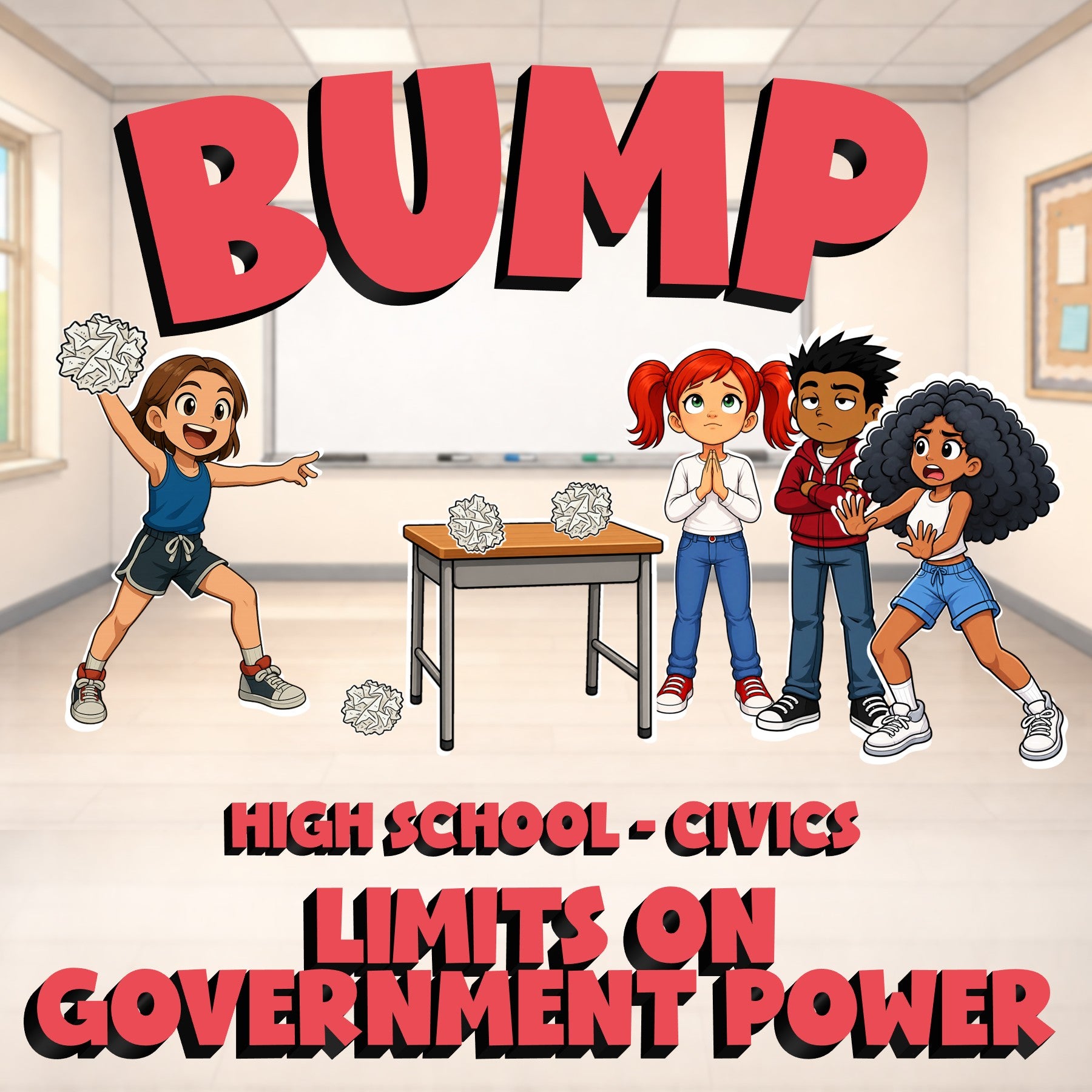 Limits on Government Power BUMP Civics Game - No Prep Review Activity