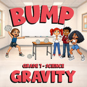 Gravity BUMP Science Game - No Prep Grade 7 Review Activity