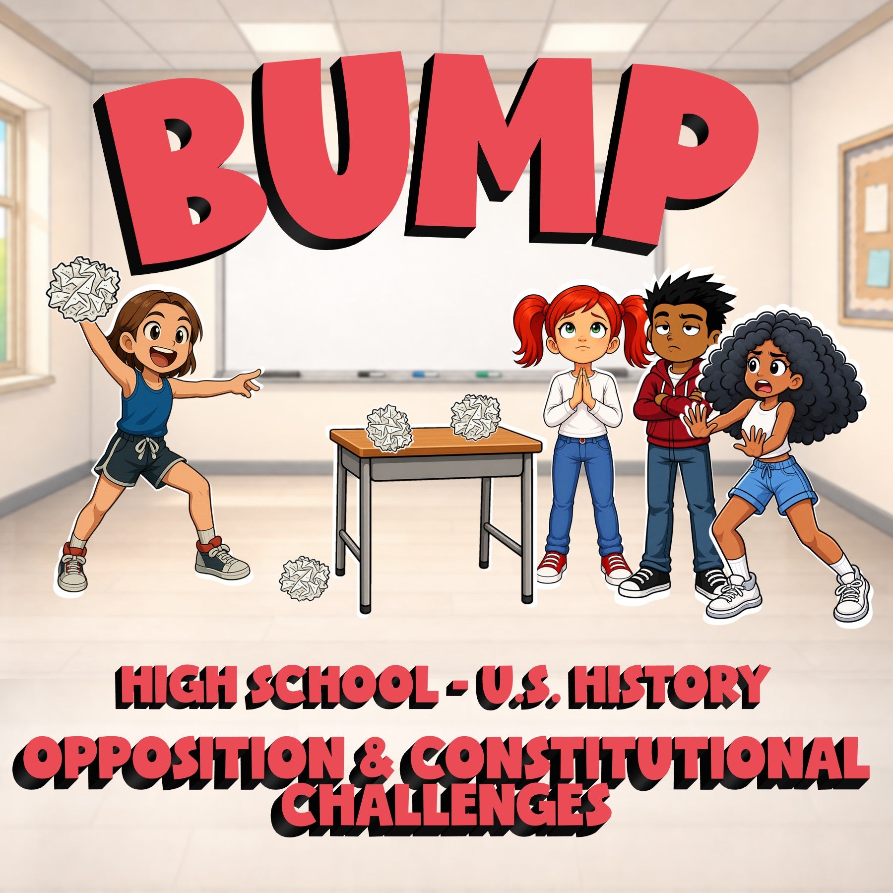 Opposition & Constitutional Challenges BUMP U.S. History Game - No Prep Review