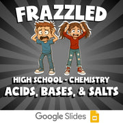 Acids, Bases, & Salts FRAZZLED Science Game - No Prep Chemistry Review Activity