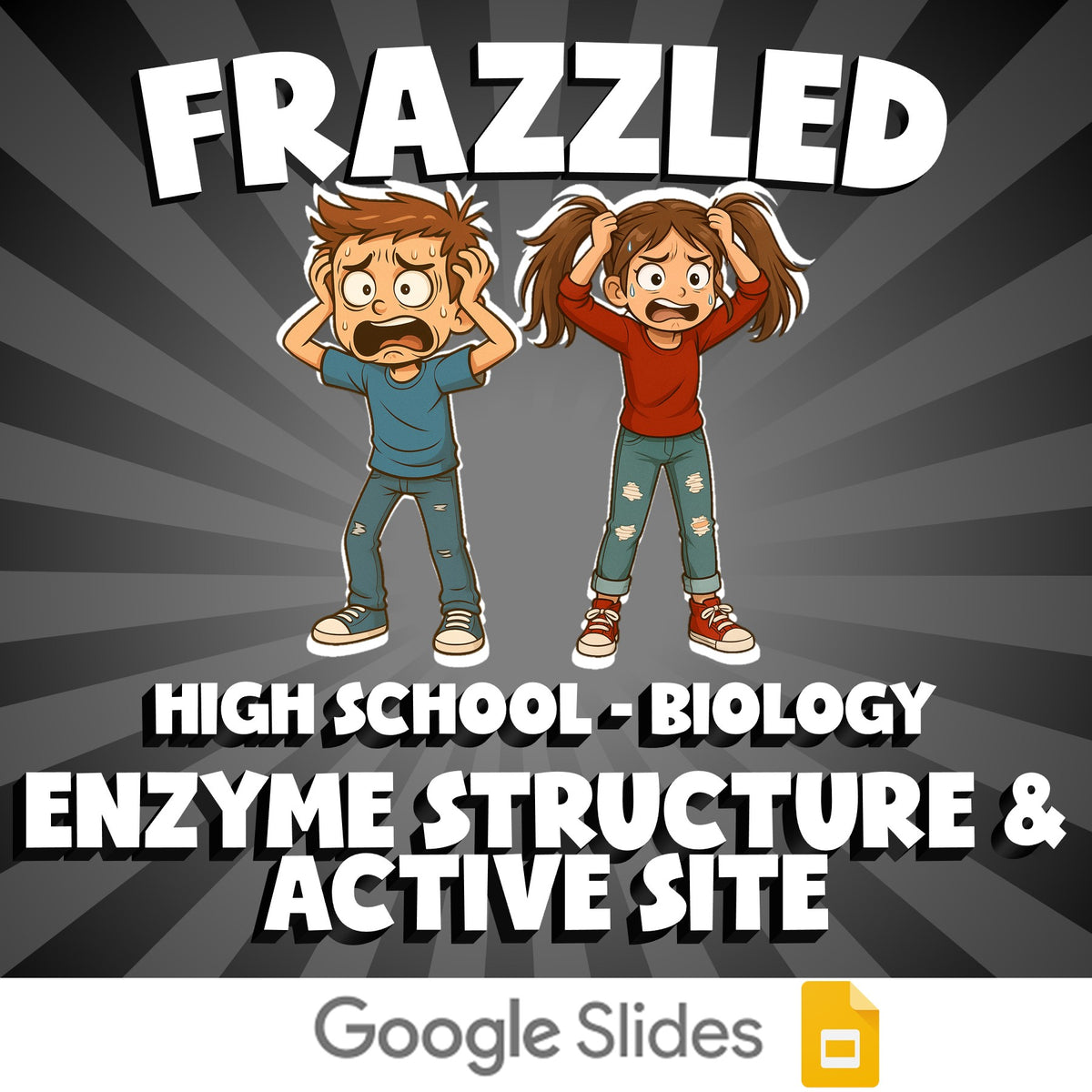 Enzyme Structure & Active Site FRAZZLED Science Game - No Prep Biology Review